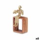 Декоративна фигурка Цигулка Златен Дървен Метал 13 x 27 x 13 cm