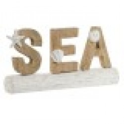 Декоративна фигурка Home ESPRIT Sea Бял Естествен Средиземноморско 47 x 8 x 24,5 cm - Home esprit