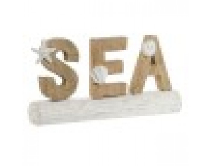 Декоративна фигурка Home ESPRIT Sea Бял Естествен Средиземноморско 47 x 8 x 24,5 cm
