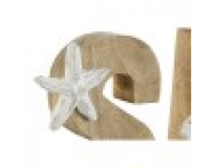 Декоративна фигурка Home ESPRIT Sea Бял Естествен Средиземноморско 47 x 8 x 24,5 cm