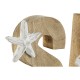 Декоративна фигурка Home ESPRIT Sea Бял Естествен Средиземноморско 47 x 8 x 24,5 cm