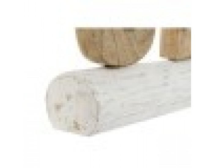 Декоративна фигурка Home ESPRIT Sea Бял Естествен Средиземноморско 47 x 8 x 24,5 cm