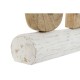 Декоративна фигурка Home ESPRIT Sea Бял Естествен Средиземноморско 47 x 8 x 24,5 cm