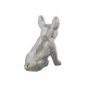 Декоративна фигурка Home ESPRIT Сребрист Куче 28 x 17 x 33 cm