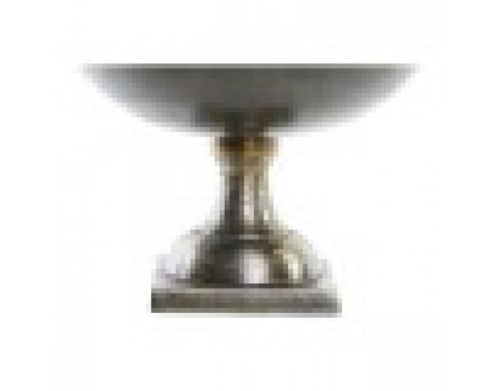 Украса за център на маса DKD Home Decor Сребрист Златен Алуминий Модерен (25 x 25 x 19 cm) (2 броя)