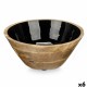 Купа GiftDecor MALI-701 B Черен Емайл Дърво манго 24,3 x 10,5 x 24,3 cm (6 броя)