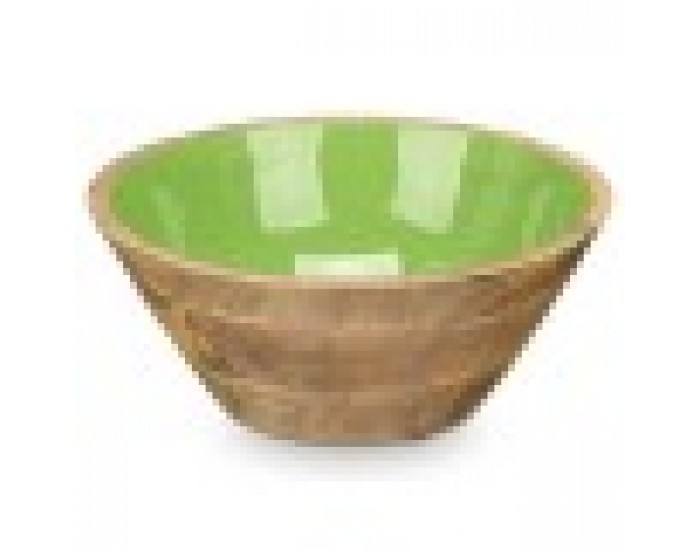 Купа GiftDecor MALI-701 G Зелен Емайл Дърво манго 24,3 x 10,5 x 24,3 cm (6 броя)