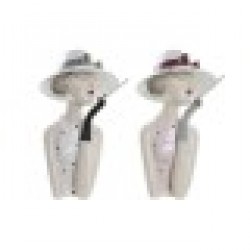 Декоративна фигурка DKD Home Decor Розов Бял Смола Fashion Girls (18,5 x 15 x 31 cm) (2 броя) - Dkd home decor