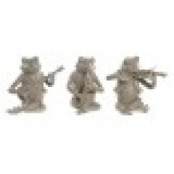 Декоративна фигурка DKD Home Decor Музикант Кафяв Смола Жаба Shabby Chic (23 x 19,5 x 22,5 cm) (3 броя) - Dkd home decor