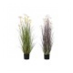 Декоративно Растение DKD Home Decor Метал Оранжев Зелен Бургундия PVC 35 x 35 x 114 cm (2 броя) - Dkd home decor