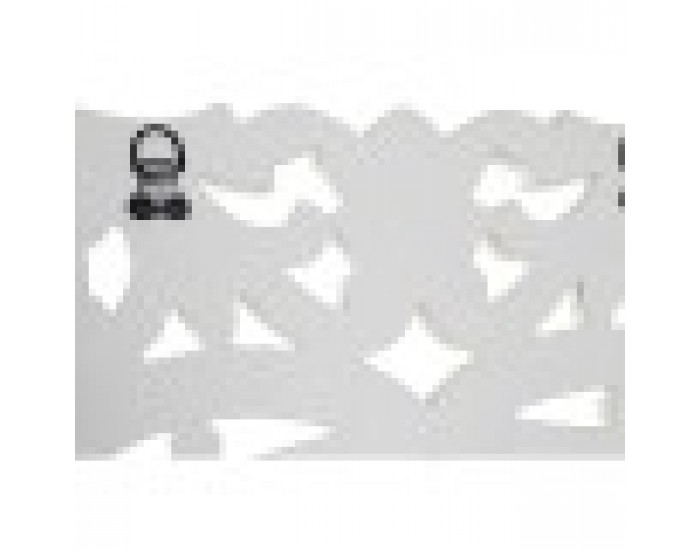 Декорация за стена DKD Home Decor Огледало Бял Дървен MDF (90 x 1,5 x 90 cm)