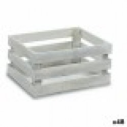 Декоративна кутия Бял Тополово дърво 22 x 9 x 13 cm (48 броя) - Gift decor