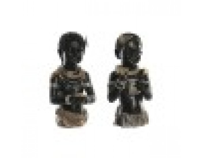Декоративна фигурка DKD Home Decor Смола Колониален Африканка (20,5 x 18 x 35 cm) (2 броя)