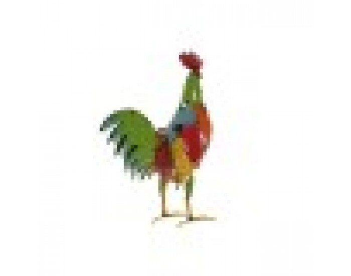 Декоративна фигурка Home ESPRIT Многоцветен Петел 37 X 15,5 X 44,5 cm (2 броя)