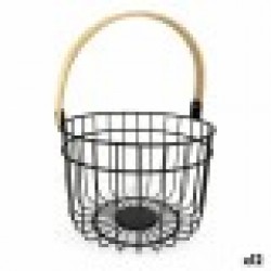 Декоративна Кошница Quttin Rustic Кръгъл 4 mm 28 x 26,5 x 22 cm (12 броя) - Quttin