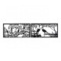 Декоративна фигурка DKD Home Decor Птици Метал (2 pcs) (96 x 1 x 50 cm) - Dkd home decor