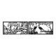 Декоративна фигурка DKD Home Decor Птици Метал (2 pcs) (96 x 1 x 50 cm)