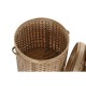 Игра на Кошници DKD Home Decor Естествен Бамбук (31 x 31 x 44 cm) (3 Части)