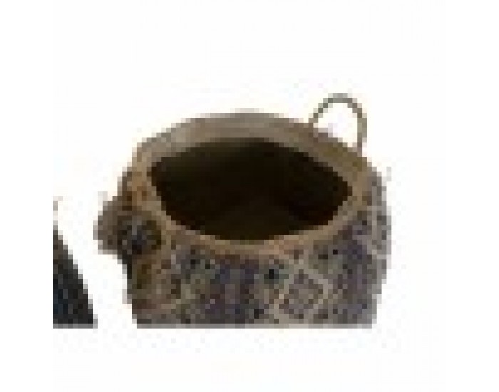 Кошница DKD Home Decor Естествено влакно 41 x 41 x 40 cm Boho (2 броя)