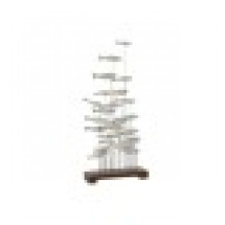 Декоративна фигурка Home ESPRIT Бял Кафяв Спирали 45 x 15 x 100 cm - Home esprit