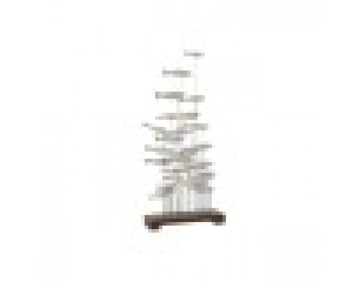 Декоративна фигурка Home ESPRIT Бял Кафяв Спирали 45 x 15 x 100 cm