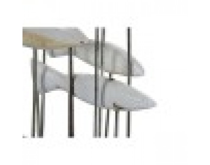 Декоративна фигурка Home ESPRIT Бял Кафяв Спирали 45 x 15 x 100 cm