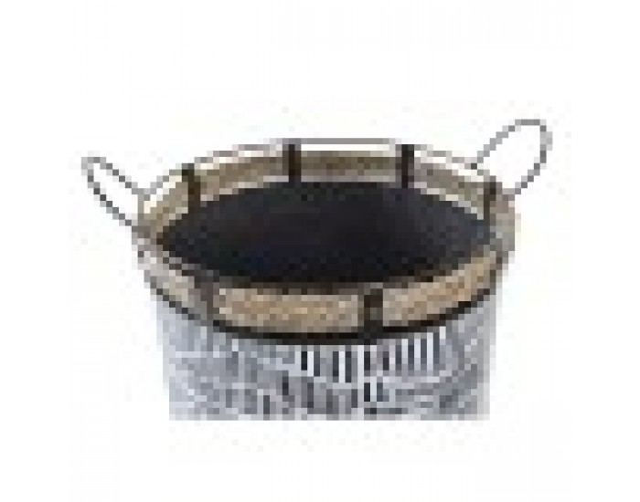 Игра на Кошници DKD Home Decor Въже Желязо (52 x 42 x 58 cm)