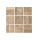 Декорация за стена Home ESPRIT Естествен Модерен Лист на растение 90 x 3 x 90 cm (9 Части)