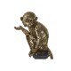 Декоративна фигурка DKD Home Decor Златен Метал Смола Колониален Маймуна (32 x 21 x 105 cm)
