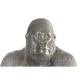 Декоративна фигурка DKD Home Decor Сребрист Смола Горила (46 x 40 x 61 cm)