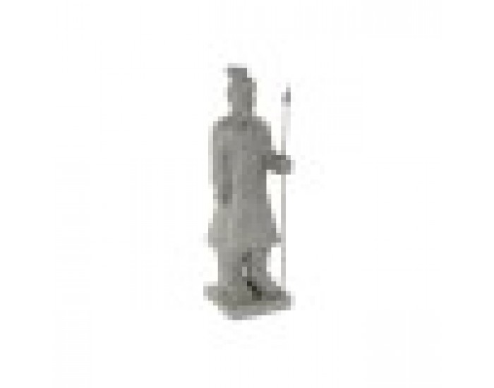 Декоративна фигурка Home ESPRIT Сив Златен Ориенталски Воин 35 x 32 x 118 cm