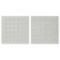 Декорация за стена Home ESPRIT Бял Дървен MDF Модерен 80 x 6,5 x 80 cm - Home esprit
