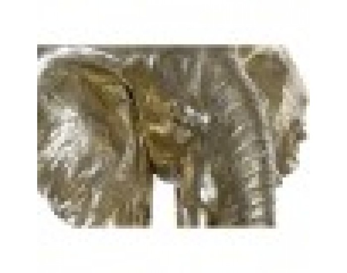 Декоративна фигурка DKD Home Decor Слон Черен Златен Метал Смола (60 x 36 x 73 cm)