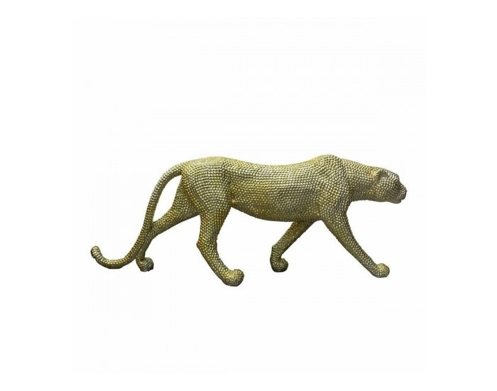 Декоративна фигурка DKD Home Decor Златен Леопард 120 x 23 x 44 cm