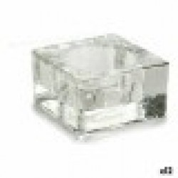 Поставка за свещ Прозрачен Cтъкло 6 x 3 x 6 cm (12 броя) - Decorațiuni