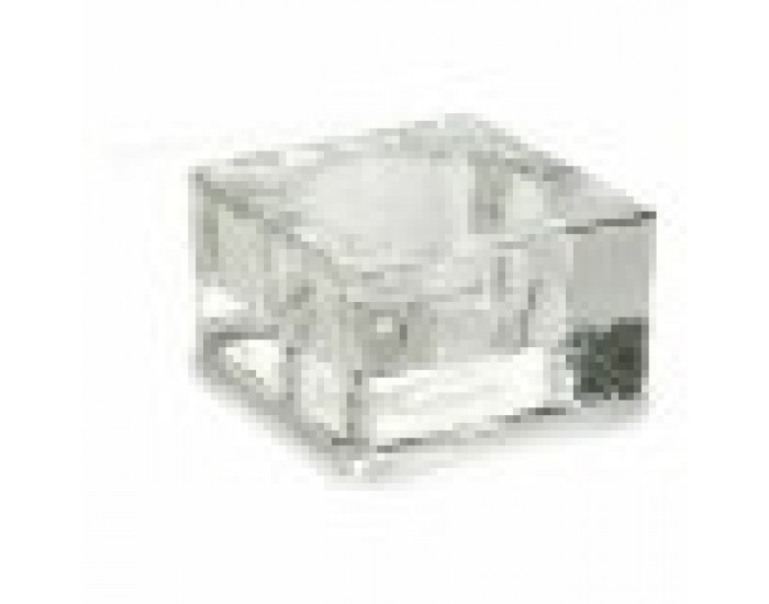 Поставка за свещ Прозрачен Cтъкло 6 x 3 x 6 cm (12 броя)