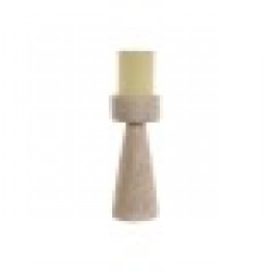 Канделабър Home ESPRIT Бежов Смола Мрамор 10 x 10 x 25 cm - Home esprit