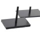 Поставка за свещ DKD Home Decor Метал Кристал Цвете (12 x 12 x 24 cm) (2 pcs)
