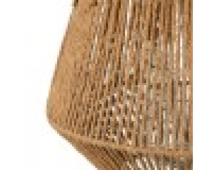 Latern 33 x 33 x 27 cm Поставка за свещ Естествен Естествено влакно