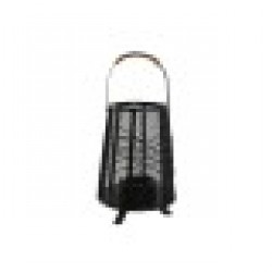 Поставка за свещ Home ESPRIT Черен Метал 23 x 23 x 31,5 cm - Decorațiuni