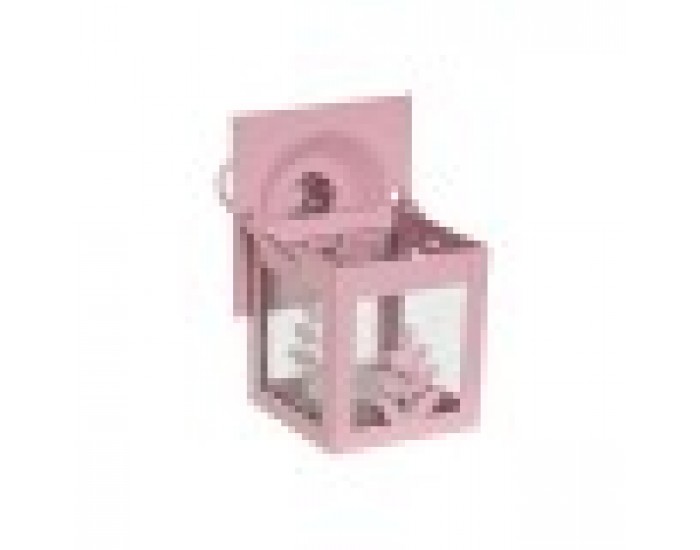 Улично осветление Home ESPRIT Бял Зелен Розов Кристал Желязо Shabby Chic 7 x 7 x 10 cm (3 Части) (4 броя)