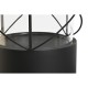 Поставка за свещ Home ESPRIT Черен Метал Кристал 24,5 x 24,5 x 46 cm (2 броя)