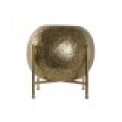 Поставка за свещ Home ESPRIT Златен Метал Кристал 29 x 29 x 26,5 cm - Decorațiuni