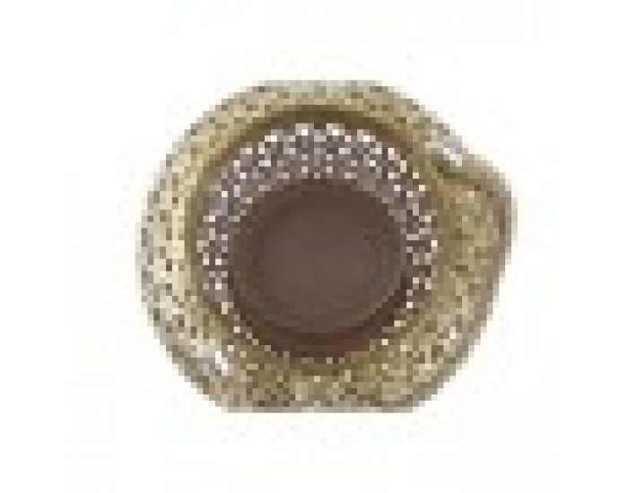 Latern DKD Home Decor Завършек със състаряващо покритие Кристал Златен Метал (26,5 x 26,5 x 22 cm)