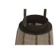 Поставка за свещ Home ESPRIT Естествен Юта Бамбук 30,5 x 30,5 x 56,5 cm
