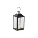Latern Home ESPRIT Черен Сребрист Кристал Стомана 18 x 18 x 41 cm (2 Части)