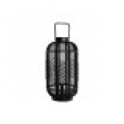 Поставка за свещ Home ESPRIT Черен Метал 25,5 x 25,5 x 46,5 cm - Decorațiuni