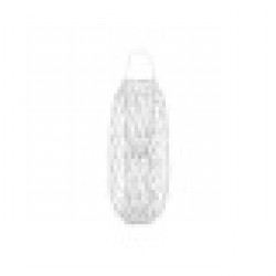 Поставка за свещ Home ESPRIT Бял плетена ракита Кристал 34 x 34 x 80 cm - Decorațiuni