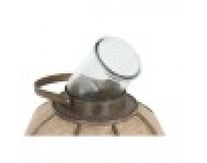 Поставка за свещ Home ESPRIT Естествен Юта Бамбук 31,5 x 31,5 x 53 cm