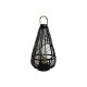 Поставка за свещ Home ESPRIT Черен Метал 28 x 28 x 50 cm